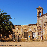 Buy canvas prints of Ruins of Ermita del Fraile by Digby Merry