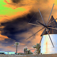 Buy canvas prints of The Windmill by Digby Merry