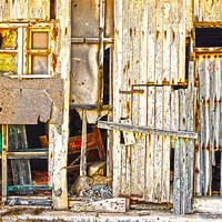Buy canvas prints of Boarded Up by Digby Merry