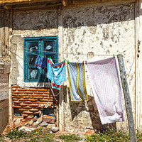Buy canvas prints of Washing line by Digby Merry