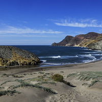 Buy canvas prints of Playa de Monsul by Digby Merry