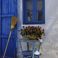 Buy canvas prints of Blue and broom by Digby Merry