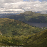 Buy canvas prints of A towering view of Loch Lomond by Simon Armstrong