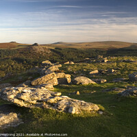 Buy canvas prints of Dartmoor from Sheepstor by Simon Armstrong