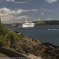 Buy canvas prints of Brittany Ferries Pont Aven by Simon Armstrong
