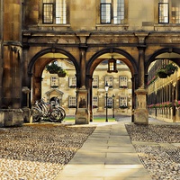 Buy canvas prints of Cambridge morning by Alan Mattison