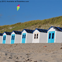 Buy canvas prints of Beach huts by cairis hickey