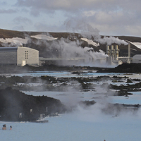 Buy canvas prints of  Blue lagoon Iceland by cairis hickey