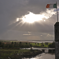 Buy canvas prints of  View from Bunratty castle Ireland by cairis hickey