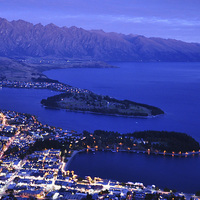 Buy canvas prints of Queenstown at night by cairis hickey