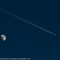 Buy canvas prints of Lunar Flyby by Urban Shooters PistolasUrbanas!
