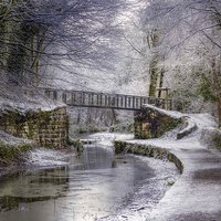 Buy canvas prints of  The Bridge to Holloway by Alison Streets