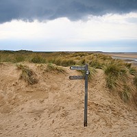 Buy canvas prints of Brancaster Beach by Kathy Simms