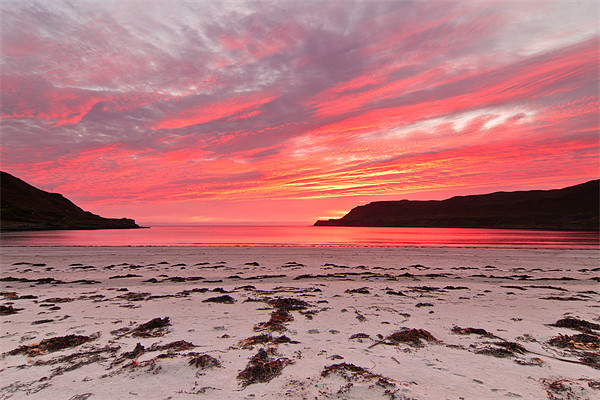 Calgary Bay Sunset Picture Board by George Cox