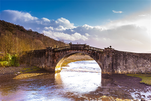 Old Bridge at Loch Fyne Picture Board by George Cox