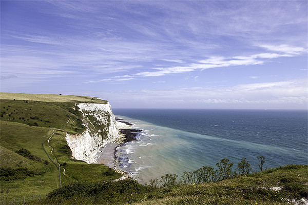 White Cliffs of Dover Picture Board by George Cox