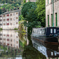 Buy canvas prints of Rochdale Canal Scene by Philip Baines