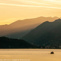 Buy canvas prints of Sunset on Lake Como by Philip Baines