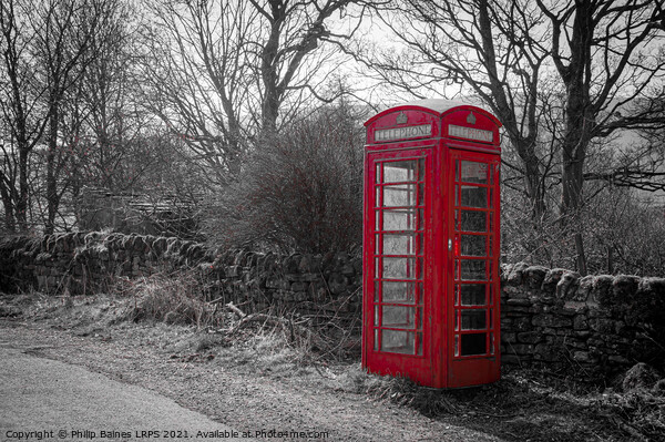 Traditional Phone Box Picture Board by Philip Baines