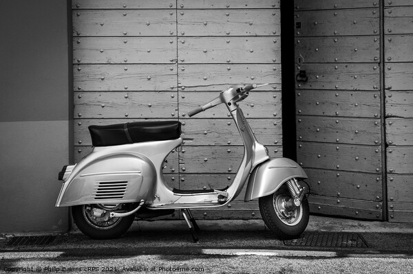 Scooter in Italy Picture Board by Philip Baines