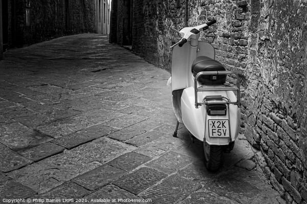 Siena Scooter Picture Board by Philip Baines