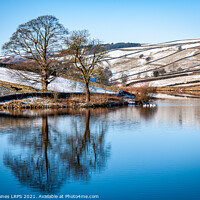 Buy canvas prints of Ponden Reservoir in Winter by Philip Baines