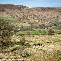 Buy canvas prints of The path to Barber Booth from Edale by Philip Baines