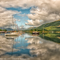 Buy canvas prints of Reflections on Loch Leven  by Philip Baines