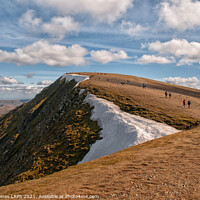 Buy canvas prints of Final Approach to Helvellyn by Philip Baines