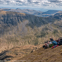 Buy canvas prints of Resting on Helvellyn by Philip Baines