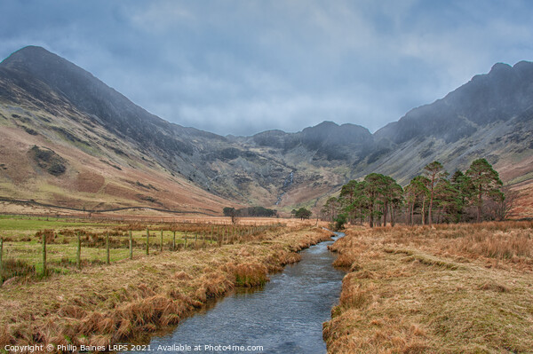 Fleetwith Pike from Gatesgarth Beck Picture Board by Philip Baines