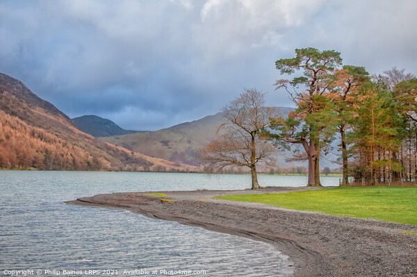 Lake Buttermere in the Lake District Picture Board by Philip Baines