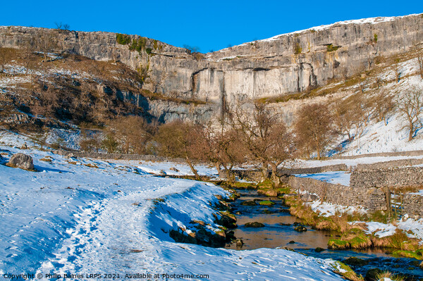 Malham Cove Picture Board by Philip Baines