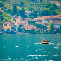 Buy canvas prints of Lake Como by Philip Baines