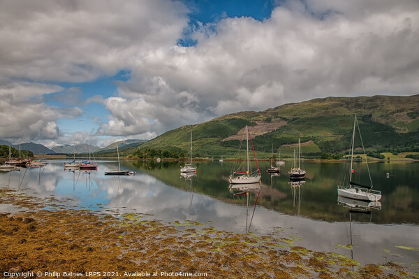 Reflections on Loch Leven  Picture Board by Philip Baines