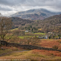 Buy canvas prints of Elterwater in The Langdales by Philip Baines