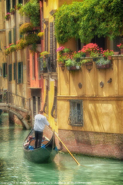 Romantic Venezia Picture Board by Philip Baines
