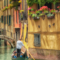 Buy canvas prints of Romantic Venezia by Philip Baines
