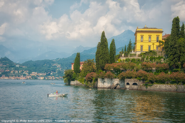 Lake Como Picture Board by Philip Baines