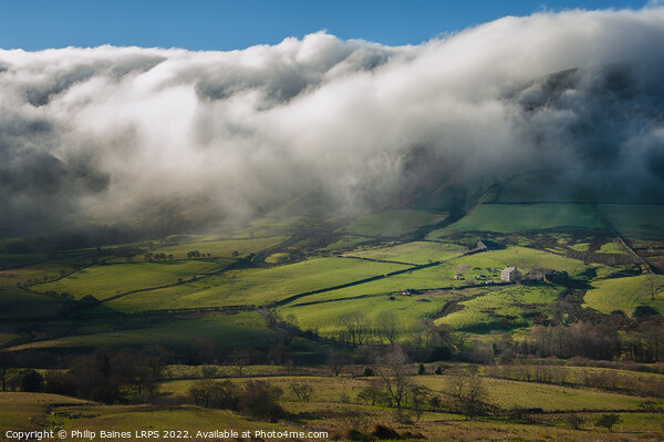 Edale Valley in The Peak District Picture Board by Philip Baines