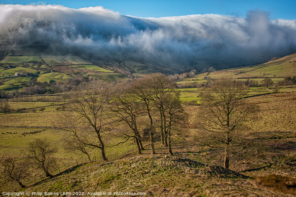 Edale Valley Picture Board by Philip Baines