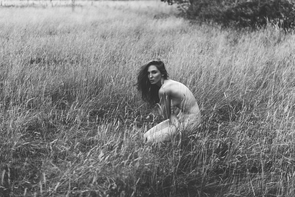 Hiraeth 035 Suzzi - Landscape Art Nude  Picture Board by Henry Clayton
