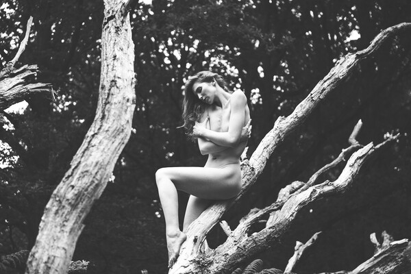 Hiraeth 128 Suzzi - Landscape Art Nude  Picture Board by Henry Clayton