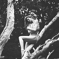Buy canvas prints of Hiraeth 128 Suzzi - Landscape Art Nude  by Henry Clayton