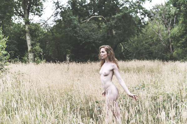 Hiraeth 61 Suzzi - Landscape Art Nude  Picture Board by Henry Clayton