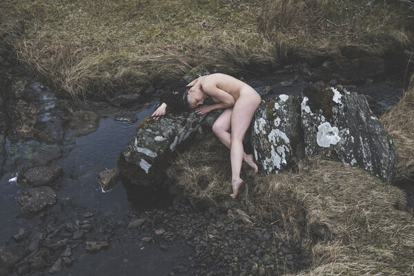 Hiraeth 012 Valentina L'Abbate - Landscape Art Nude  Picture Board by Henry Clayton