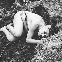 Buy canvas prints of Hiraeth 006 Valentina L'Abbate - Landscape Art Nude  by Henry Clayton