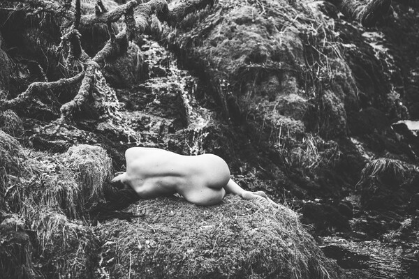 Hiraeth 019 Valentina L'Abbate - Landscape Art Nude  Picture Board by Henry Clayton