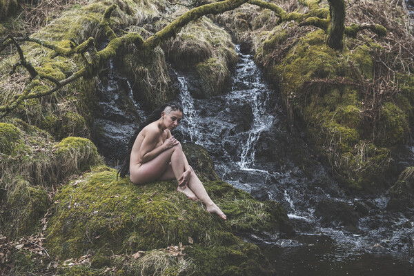 Hiraeth 025 Valentina L'Abbate - Landscape Art Nude  Picture Board by Henry Clayton