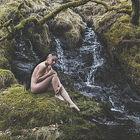Buy canvas prints of Hiraeth 025 Valentina L'Abbate - Landscape Art Nude  by Henry Clayton